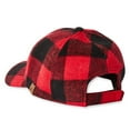 thumbnail image 2 of Canadiana Unisex Buffalo Check Baseball Cap, 2 of 2