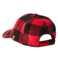 thumbnail image 2 of Canadiana Kids' Unisex Buffalo Check Baseball Cap, 2 of 2