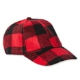 thumbnail image 1 of Canadiana Kids' Unisex Buffalo Check Baseball Cap, 1 of 2