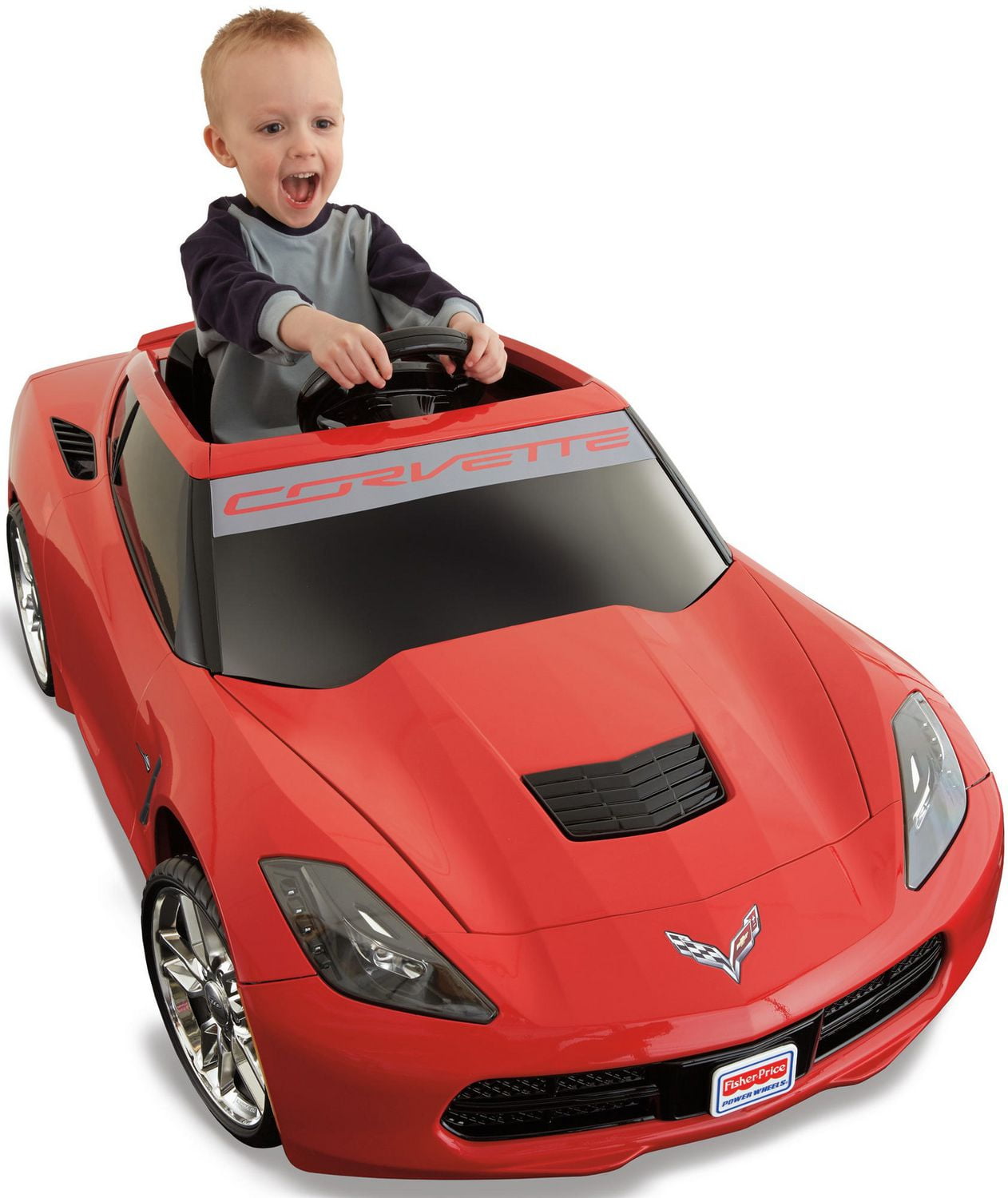 power wheels corvette stingray red