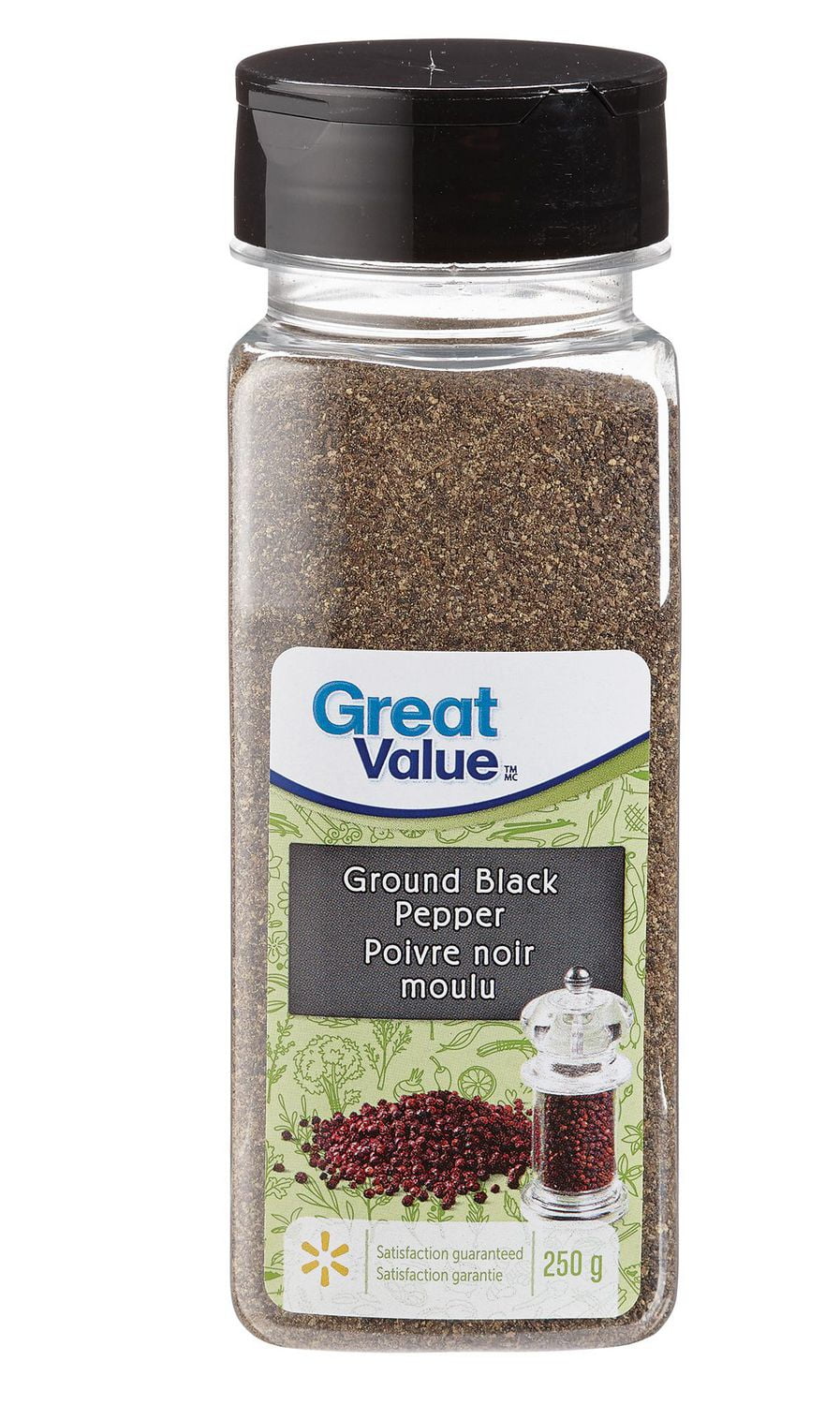 Great Value Ground Black Pepper Walmart Canada