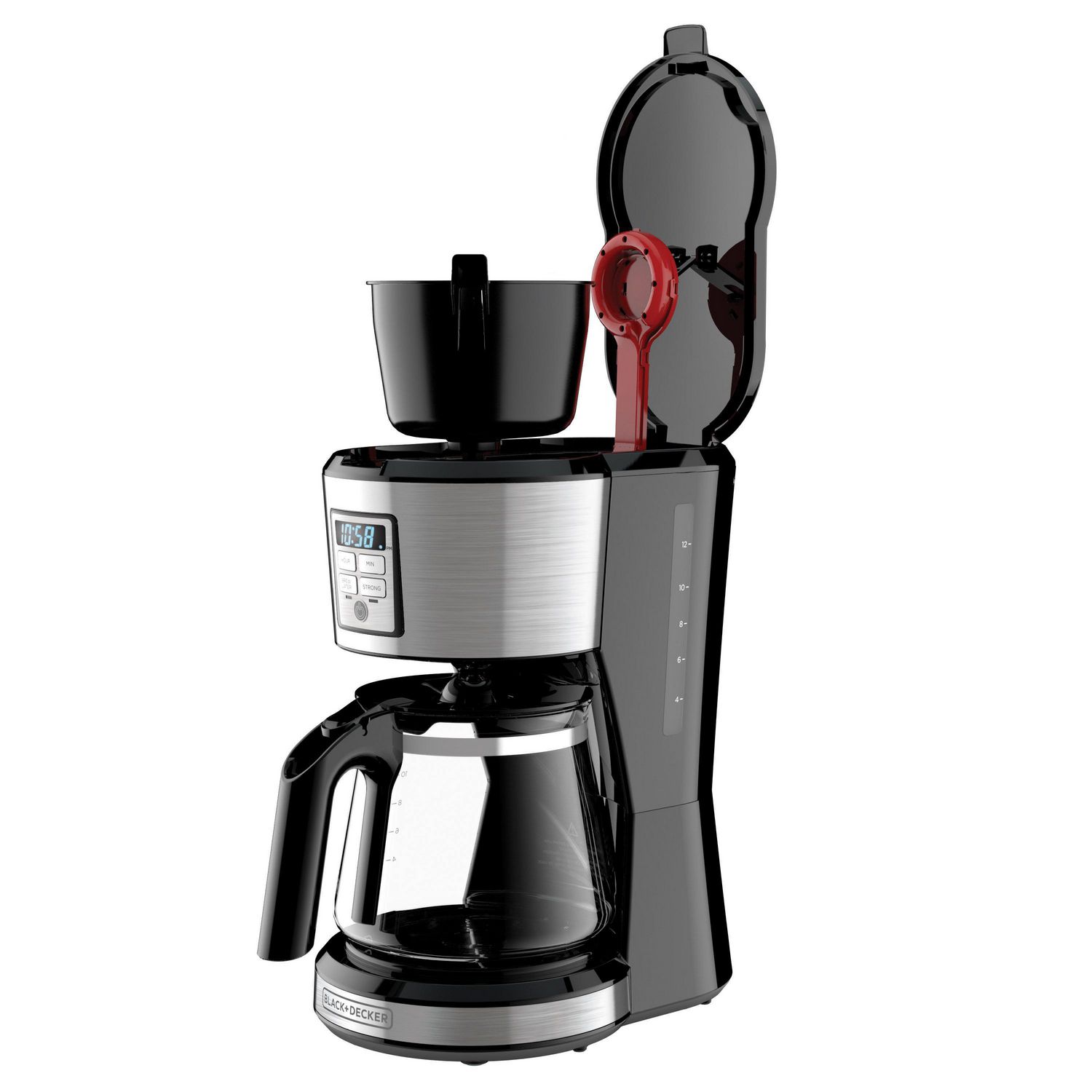 Black and decker stainless steel coffee maker best sale