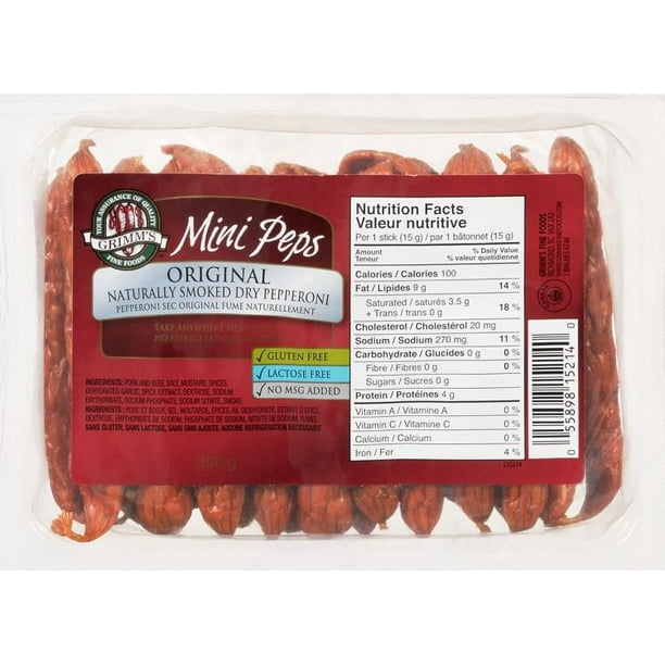 Grimm's (Gluten Free) Original Mini Pepperoni Sticks Walmart.ca
