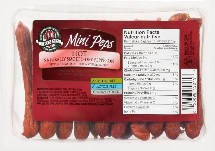 Grimm's (Gluten Free) Hot Mini Pepperoni Sticks - Walmart.ca