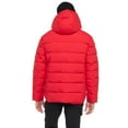 thumbnail image 3 of Dark Black Men's Hooded Puffer Jacket, 3 of 6