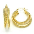 thumbnail image 2 of Quintessential 14kt Gold Plated Earrings, 2 of 2