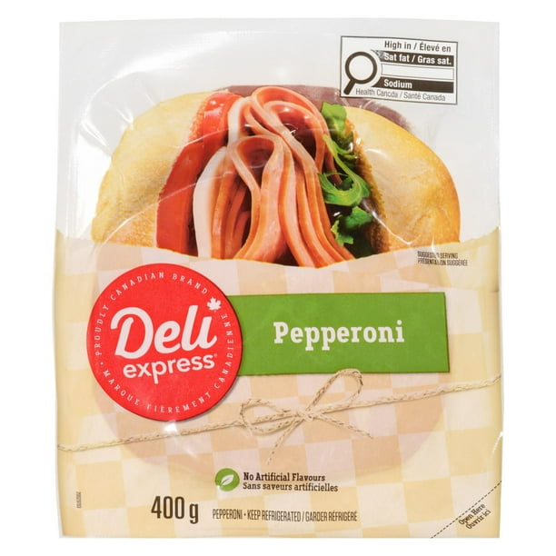 Deli Express Value Size Sliced Pepperoni, 400 g Walmart.ca
