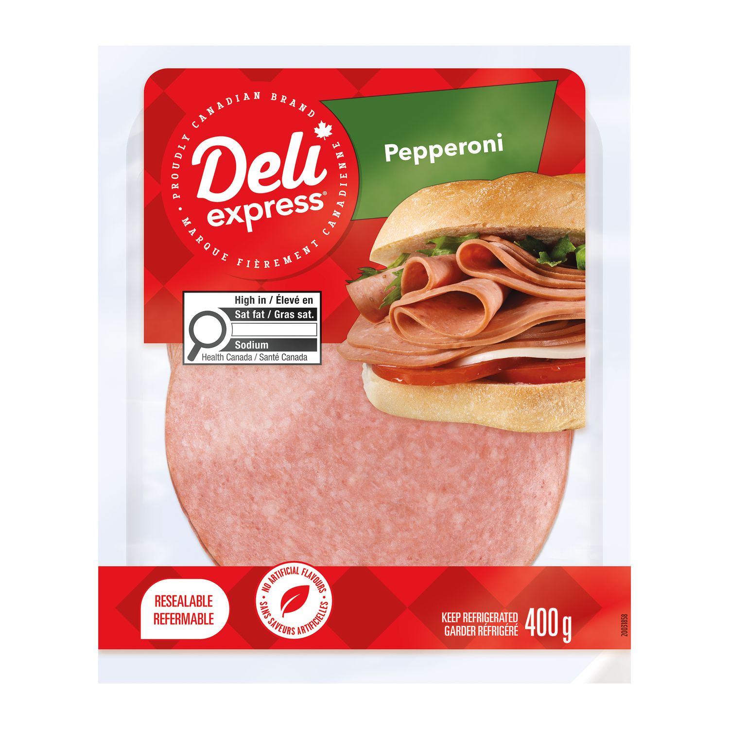 Deli Express Sliced Pepperoni, 400 g