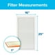 Micro filtre Filtrete pour la réduction des particules « Protection contre les allergènes » Filtre offert en 6&nbsp;formats – image 2 sur 5