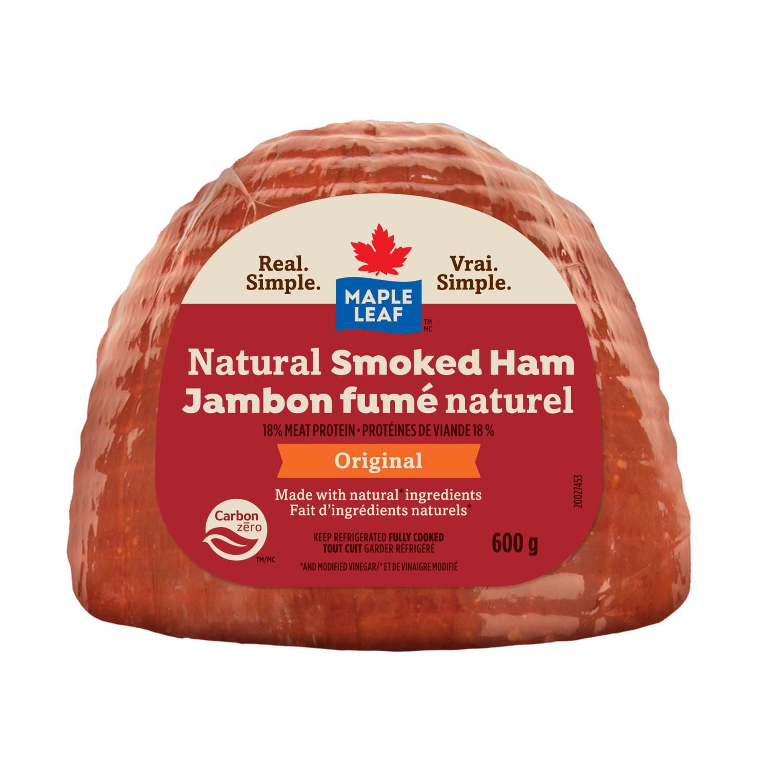 Maple Leaf Original Natural Smoked Ham, 600 g