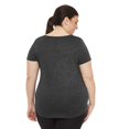 thumbnail image 3 of Athletic Works Plus Women's Space Dyed Tee, 3 of 6