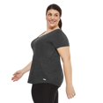 thumbnail image 2 of Athletic Works Plus Women's Space Dyed Tee, 2 of 6