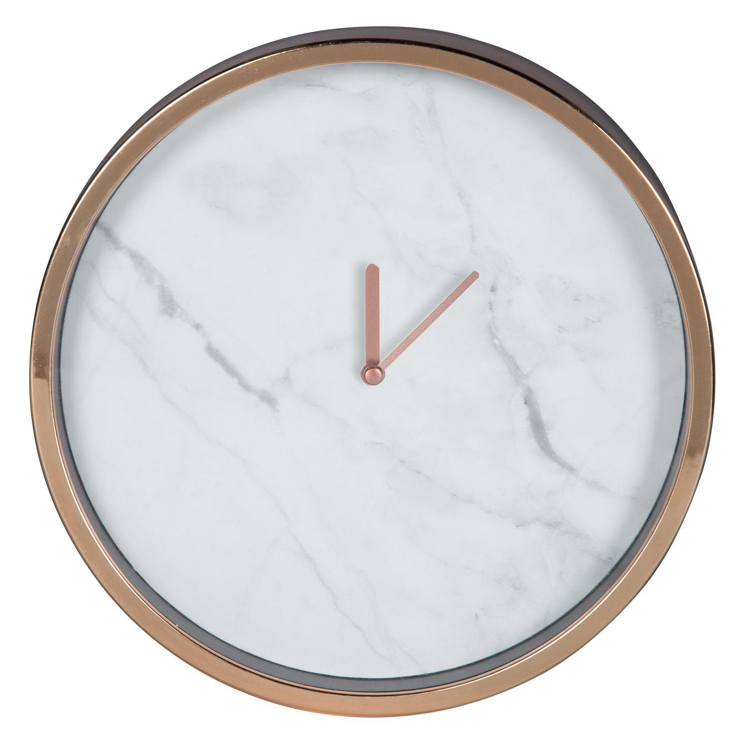 hometrends Rose Gold Chrome Clock Walmart Canada