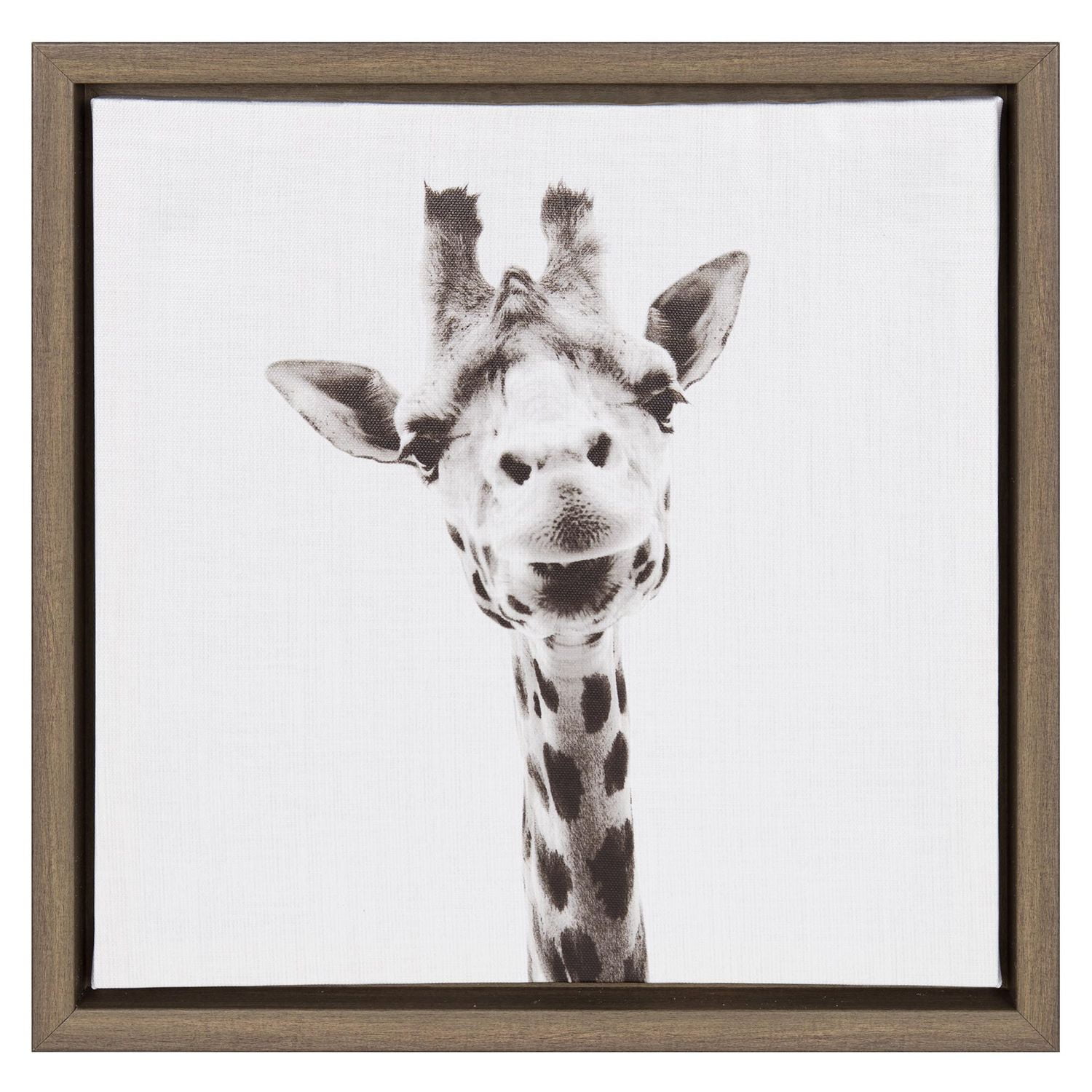 hometrends Giraffe Wood Framed Art | Walmart Canada