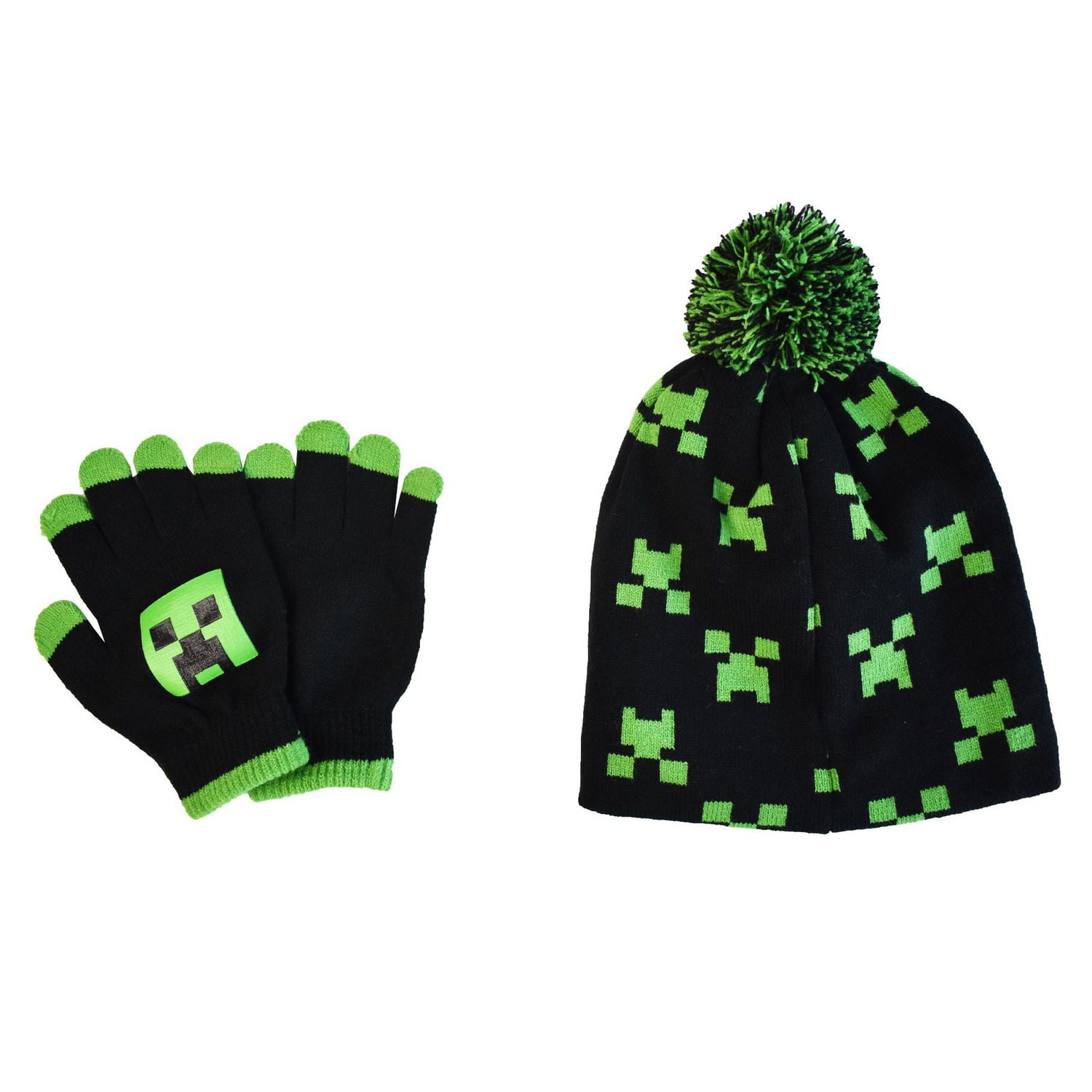 Boys Minecraft 2 Piece Creeper Face Toss Set