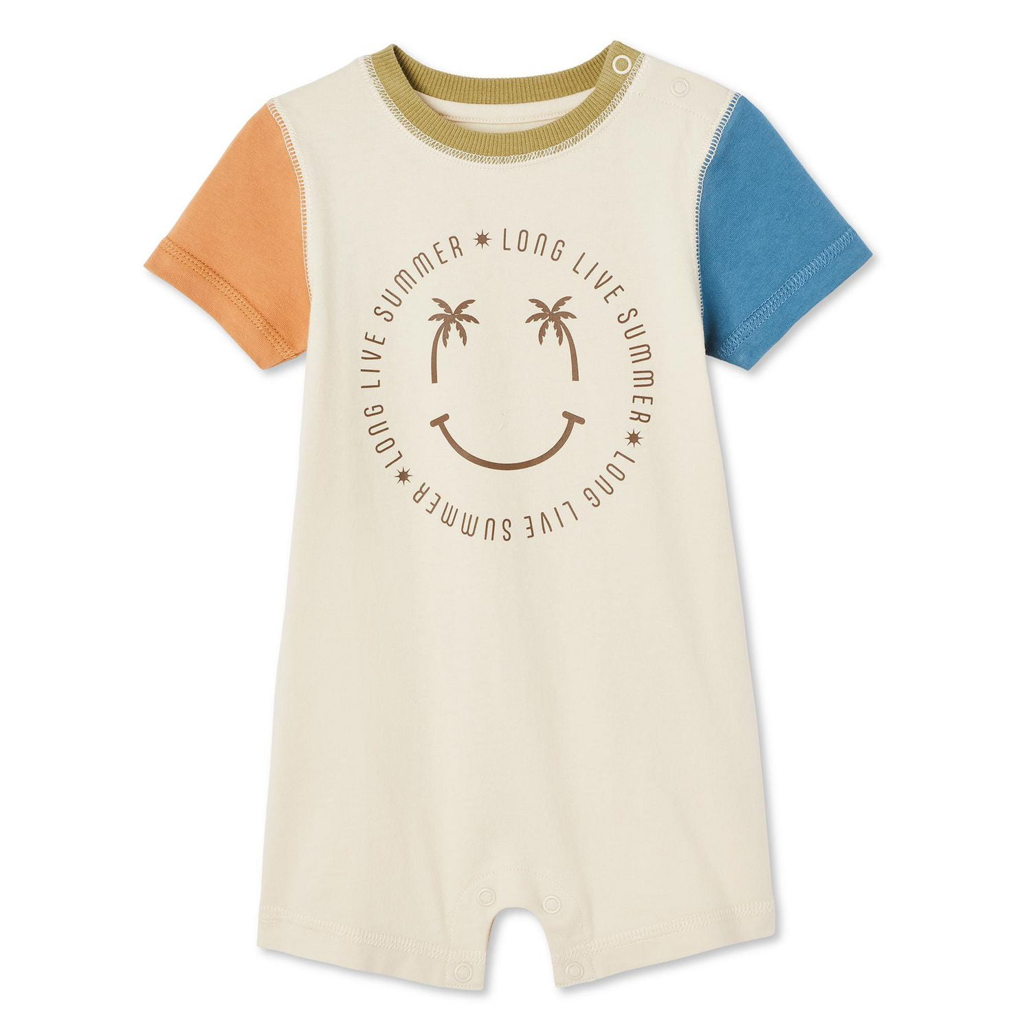George Baby Boys' Short Sleeve Romper