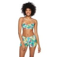 thumbnail image 1 of No Boundaries Women's Gathered Swim Bralette, 1 of 6