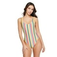 thumbnail image 1 of No Boundaries Women's Scoop Swimsuit 1-Piece, 1 of 6