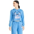 thumbnail image 1 of Disney Girls' Stitch Crop Hoodie, 1 of 3