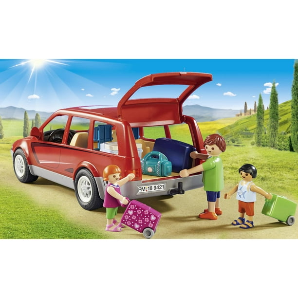 Playmobil - 9421 - Famille avec Voiture : No Name: : Jeux et Jouets