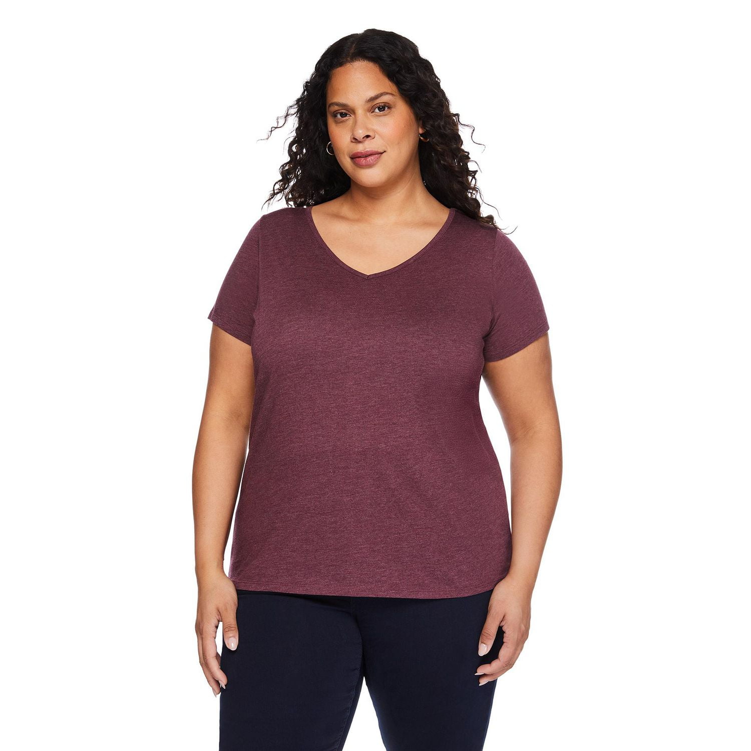 George Women's Plus V-Neckline Tee