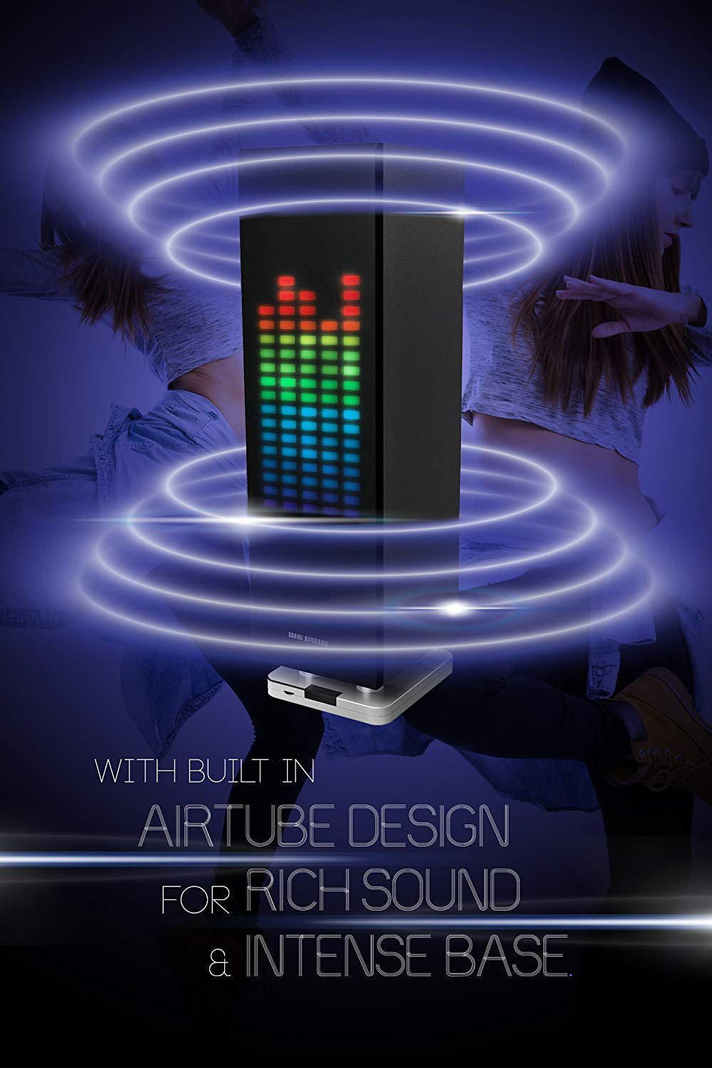 Sharper image best sale bluetooth speaker tower