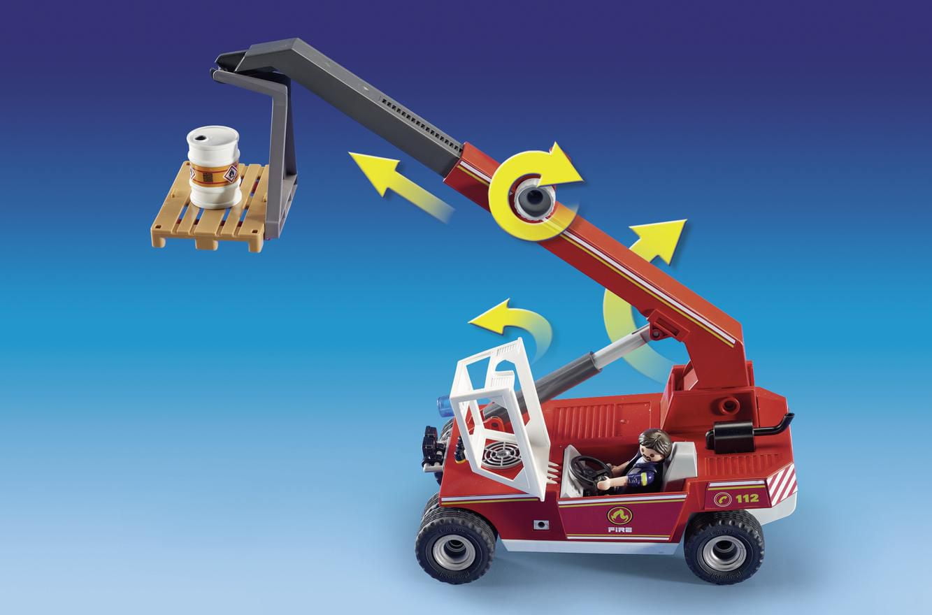 Playmobil fire cheap crane