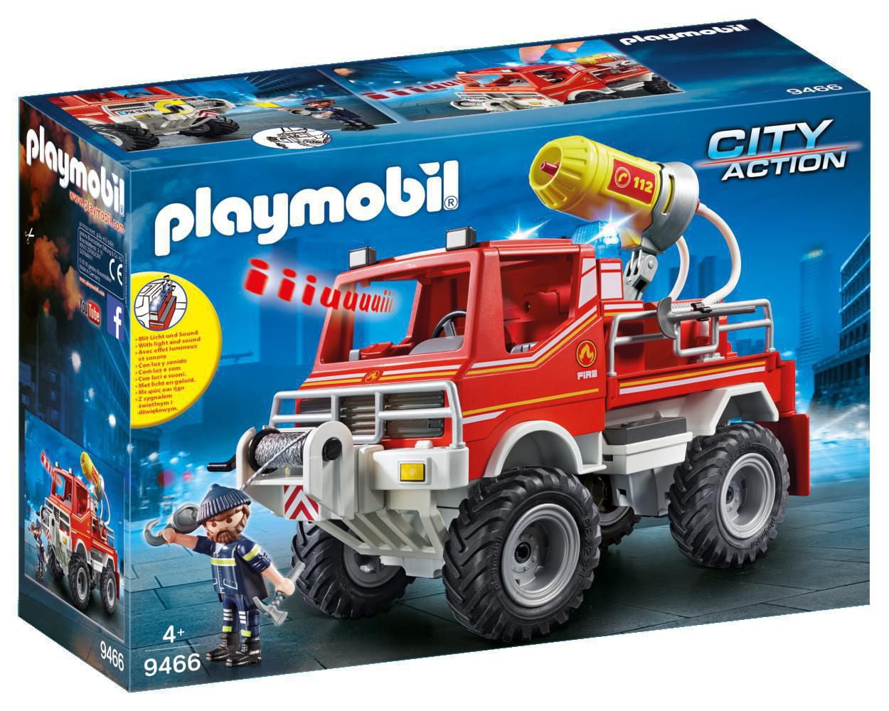 Playmobil fire truck walmart online