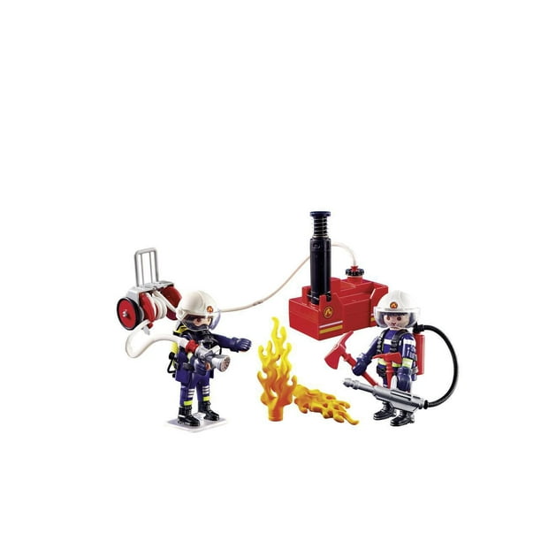 Playmobil 9468 City Action : Pompiers avec matériel d'incendie