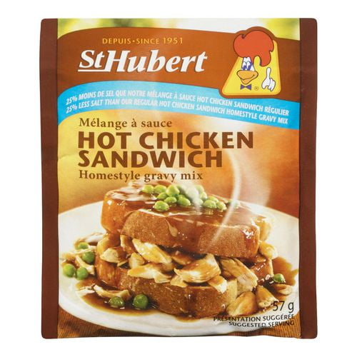 St. Hubert Hot Chicken Sandwich Homestyle Gravy Mix less salt Walmart
