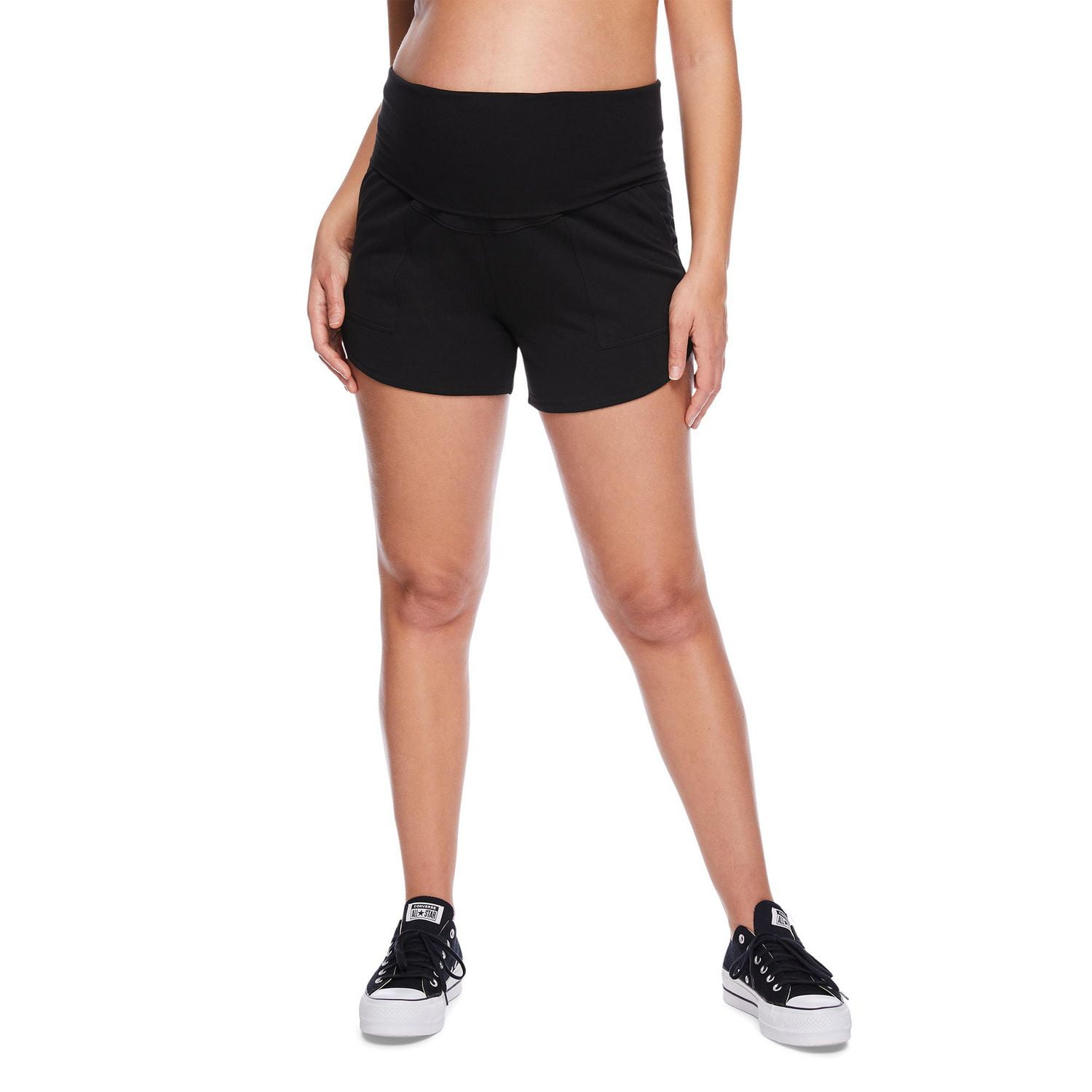 Short utilitaire coupe dauphin par-dessus le ventre Paisley Sky Maternité