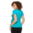 thumbnail image 4 of Paisley Sky Maternity Short Sleeve V-Neck Tee, 4 of 6