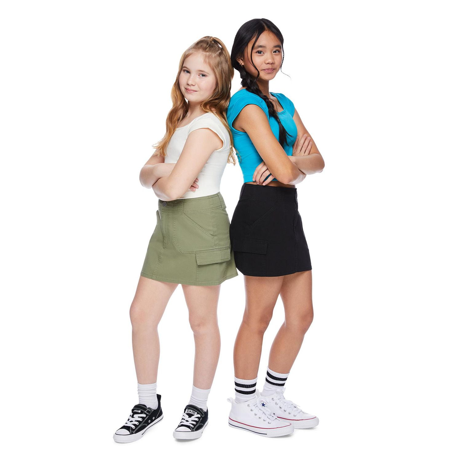 My Sister's Closet Girls' Utility Mini Skirt