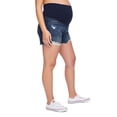 thumbnail image 3 of Paisley Sky Maternity OTB Mom Denim Short, 3 of 6