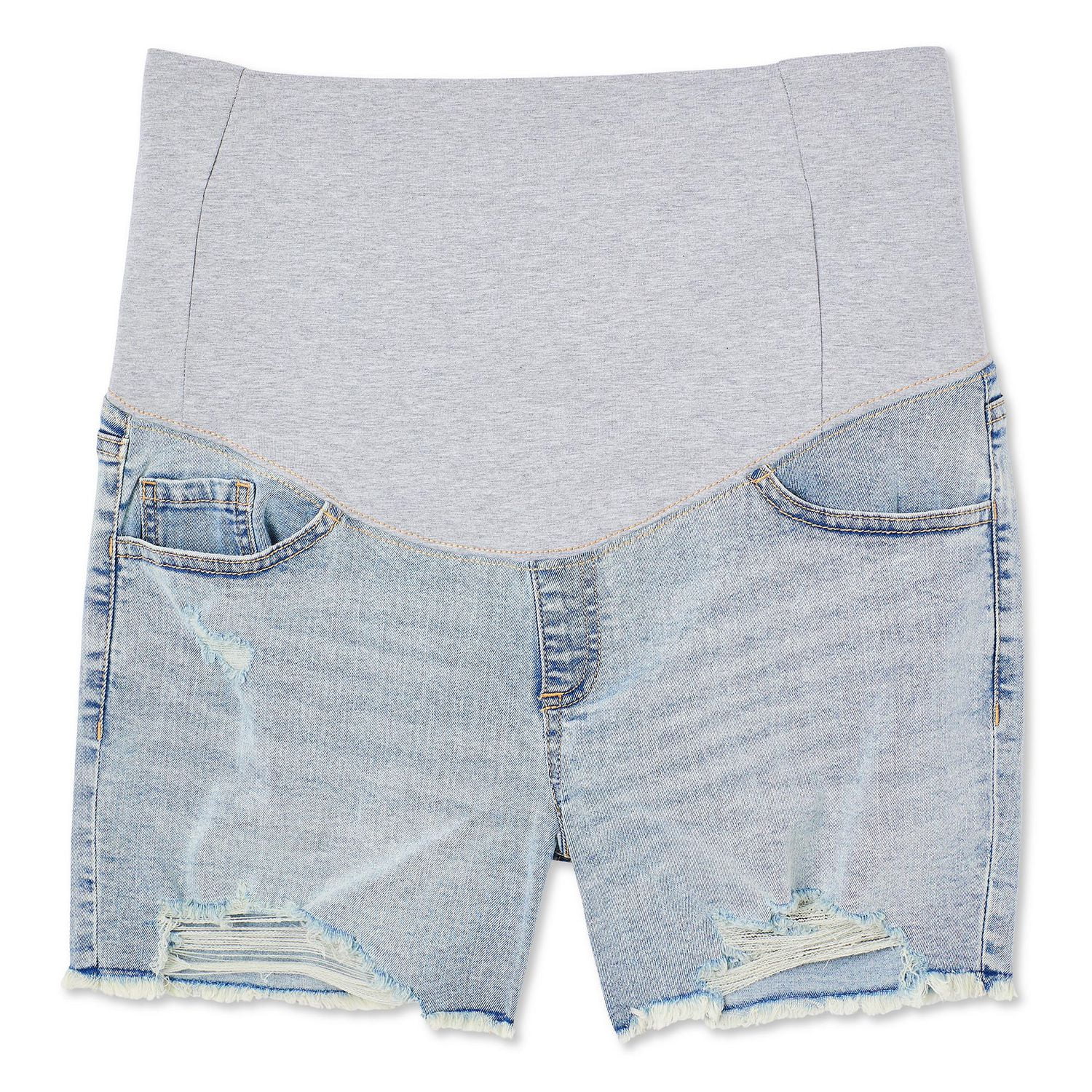 Paisley Sky Maternity OTB Mom Denim Short