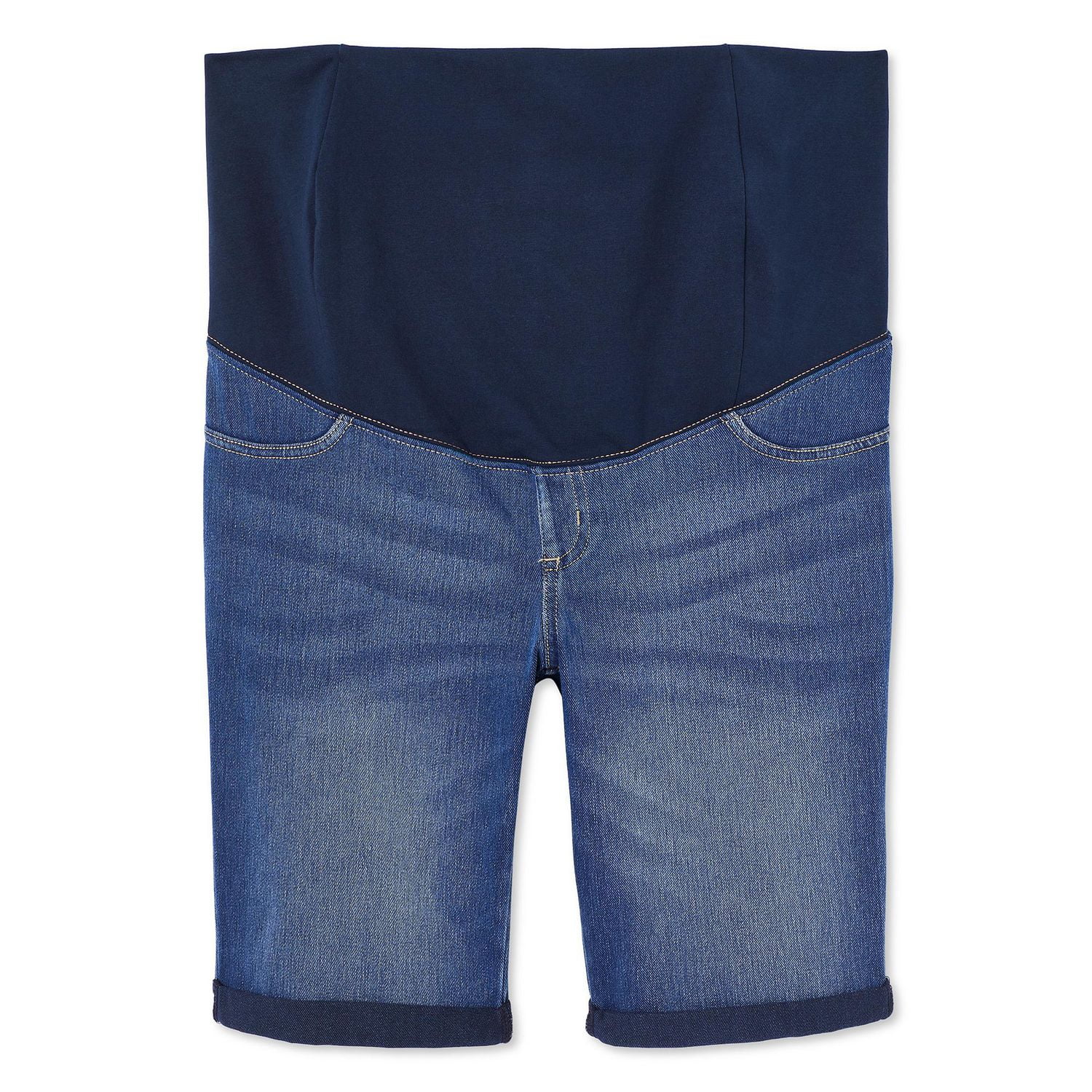 Bermuda en tricot par-dessus le ventre Paisley Sky Maternité