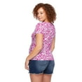 thumbnail image 4 of Paisley Sky Maternity Short Sleeve V-Neck Tee, 4 of 6