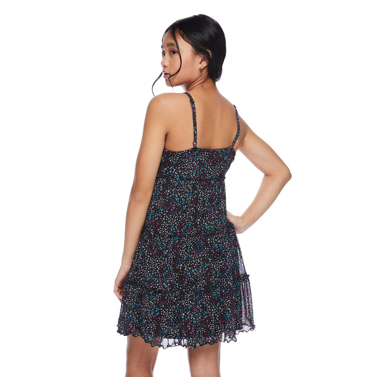 My Sister's Closet Girls' Tiered Ruffle Dress, Sizes S-XXL