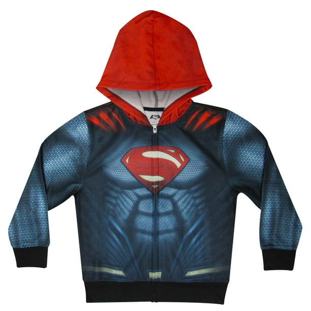 Haut à capuchon déguisement Superman pour garçons