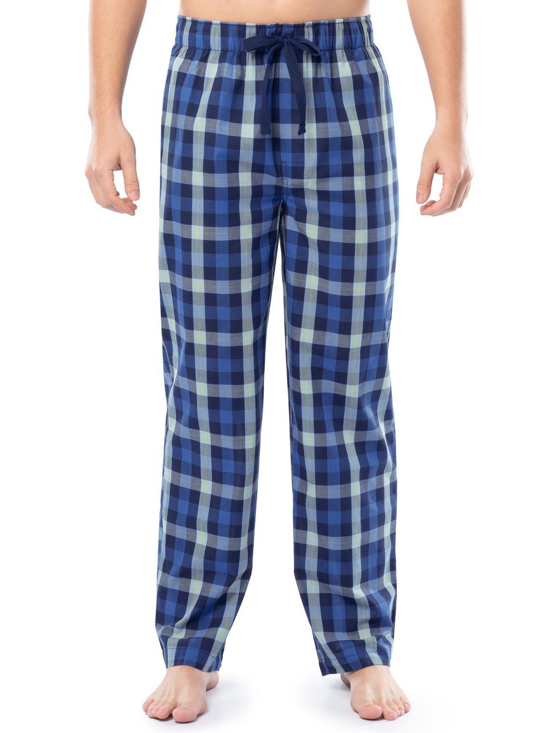 IZOD Men's Lightweight Relaxed Fit Sleep Pants, Crystal Blue