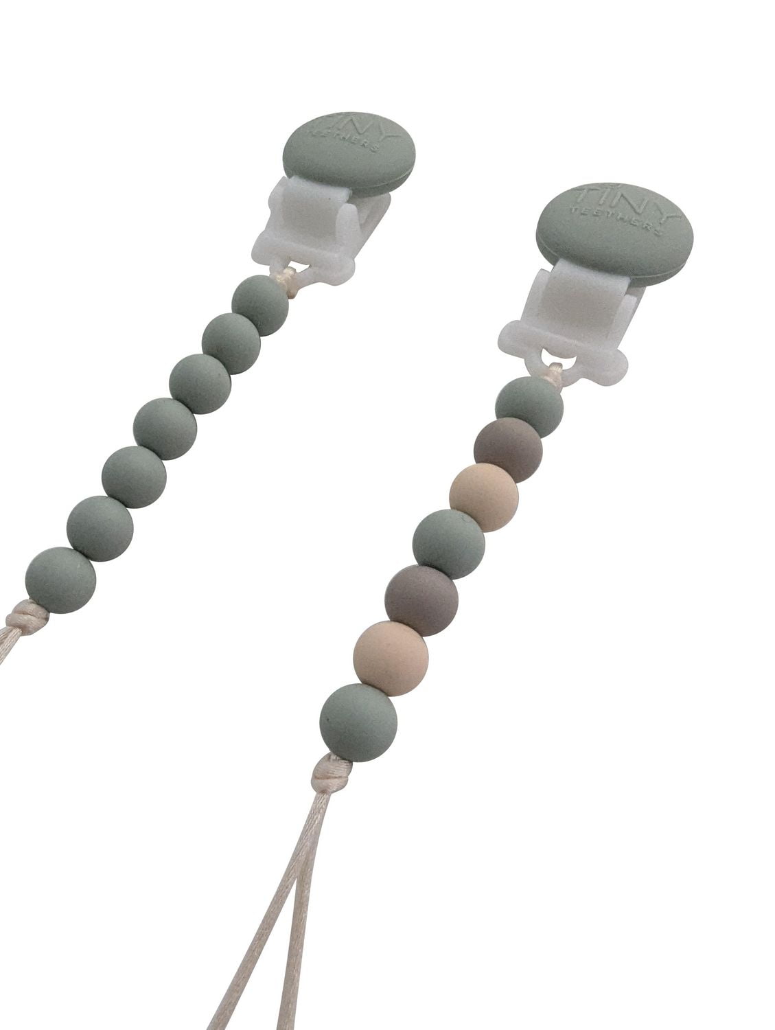 Tiny Teethers Mini Pacifier Clips 2PK – Comfort and Convenience for You and Your Baby, Mini Pacifier Clips