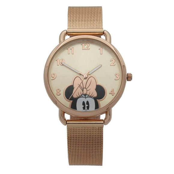 Adult Minnie Mouse Mesh Bracelet Watch