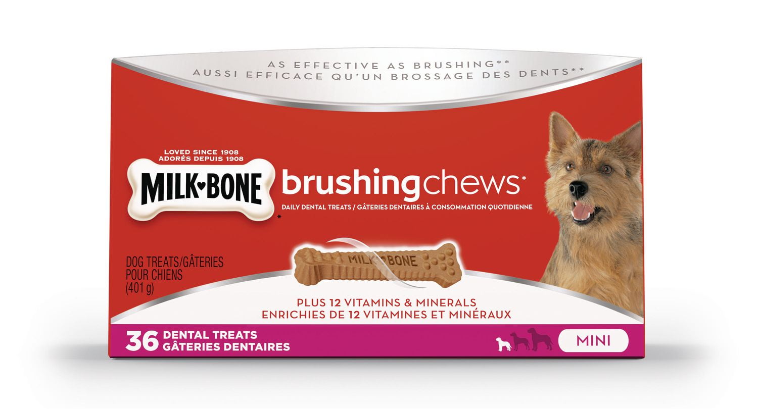 MilkBone Brushing Chews Mini Dental Treats Walmart Canada