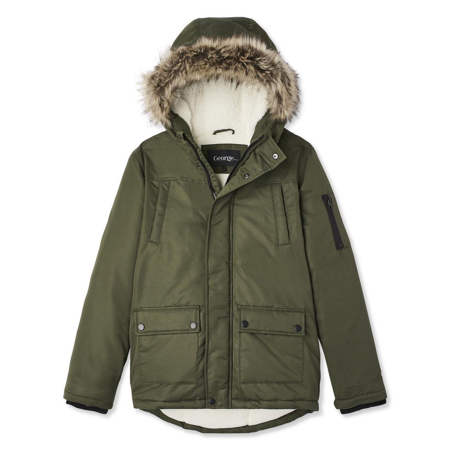 George Boys' Hooded Parka | Walmart Canada