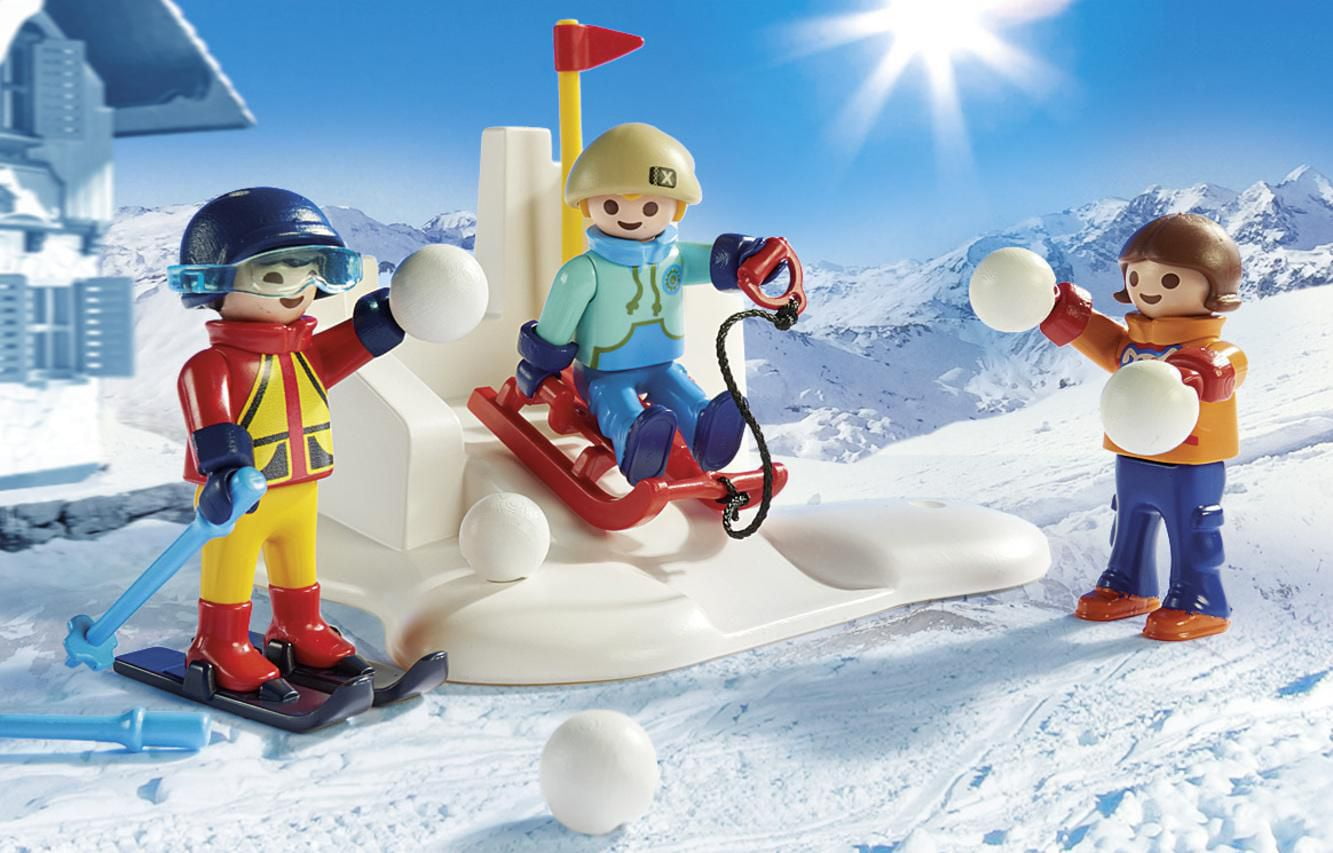 Playmobil 2024 snowball fight