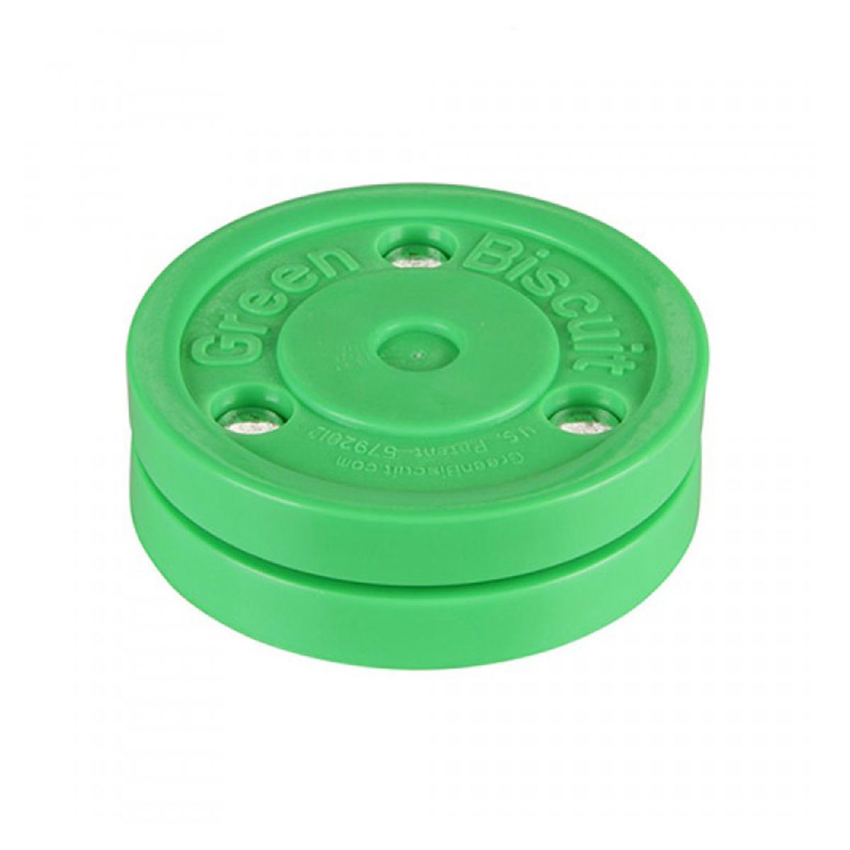 Green Biscuit Training Puck and Tape Bundle for Off Ice Hockey Training and Practice Hockey Wraparound