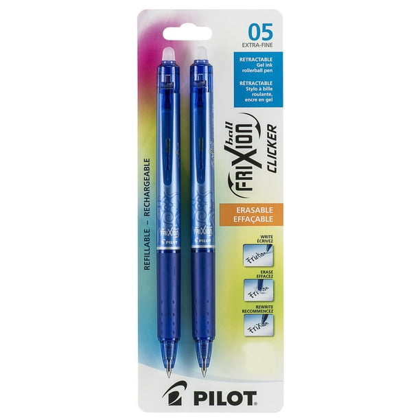 Frixion Ball stylo gel effaçable, 2 unités, bleu – Pilot