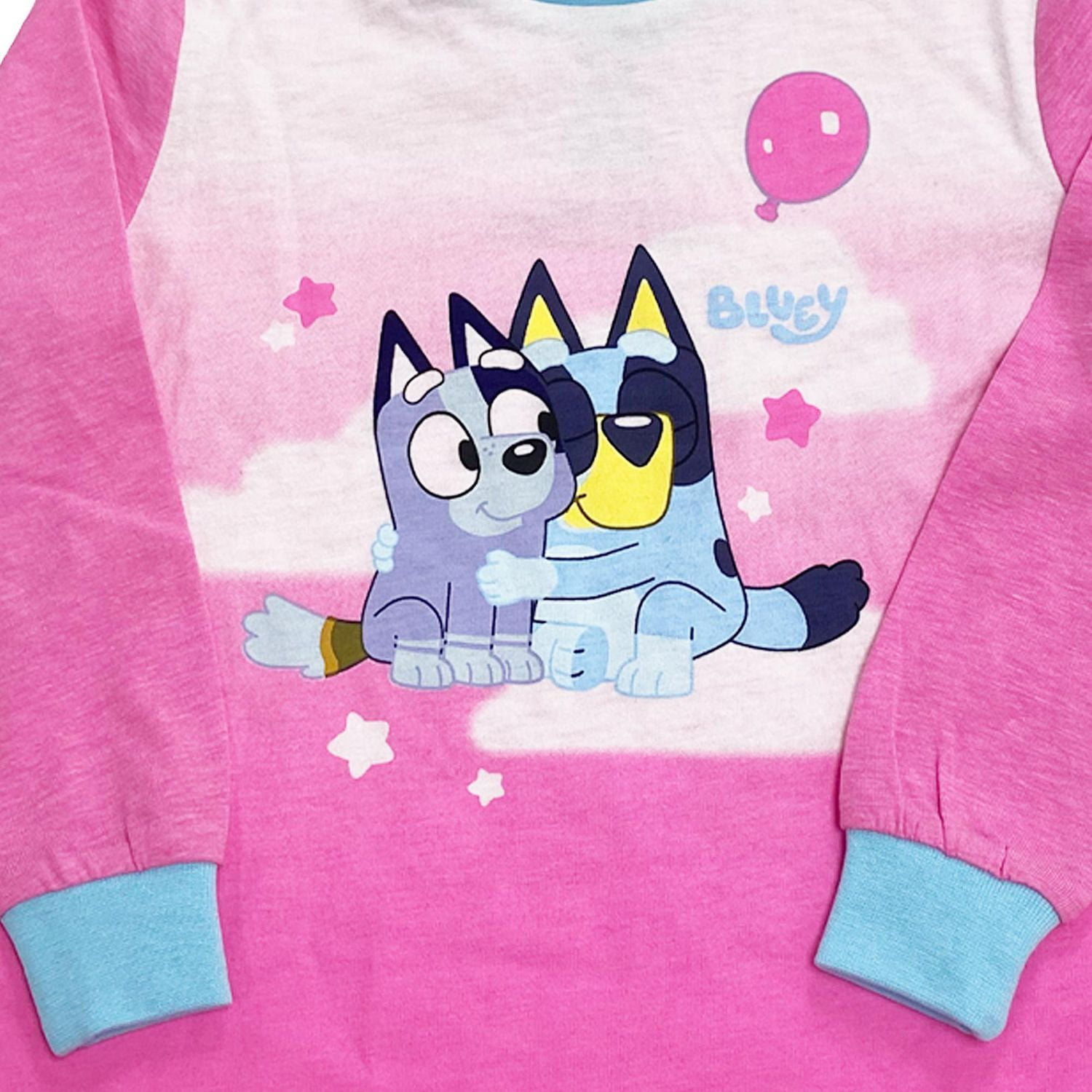 Bluey Toddler Girls 2 Piece Bluey and Socks Sleepwear Set