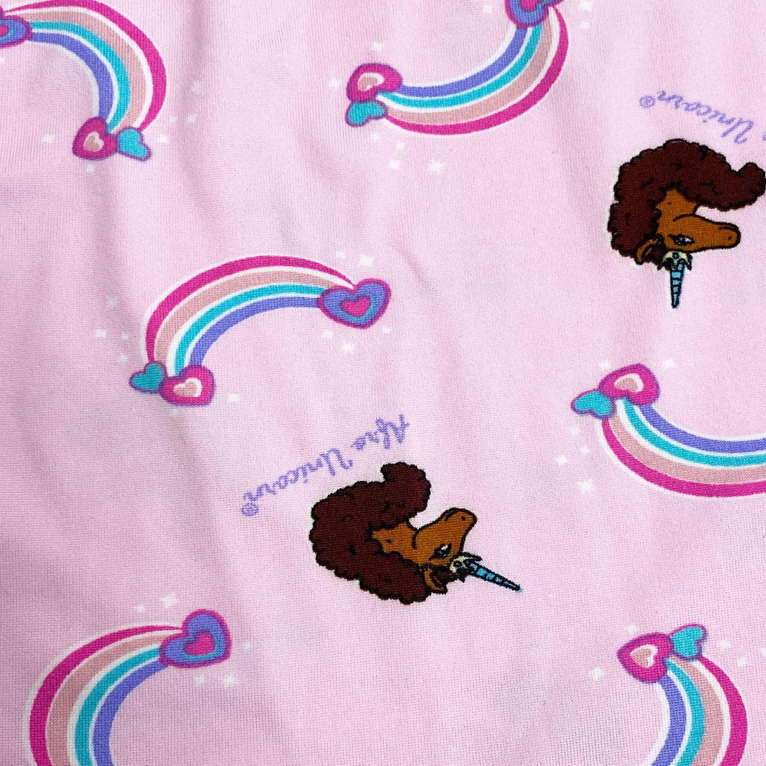 Afro Unicorn Toddler Girls 3 Piece Princess Set