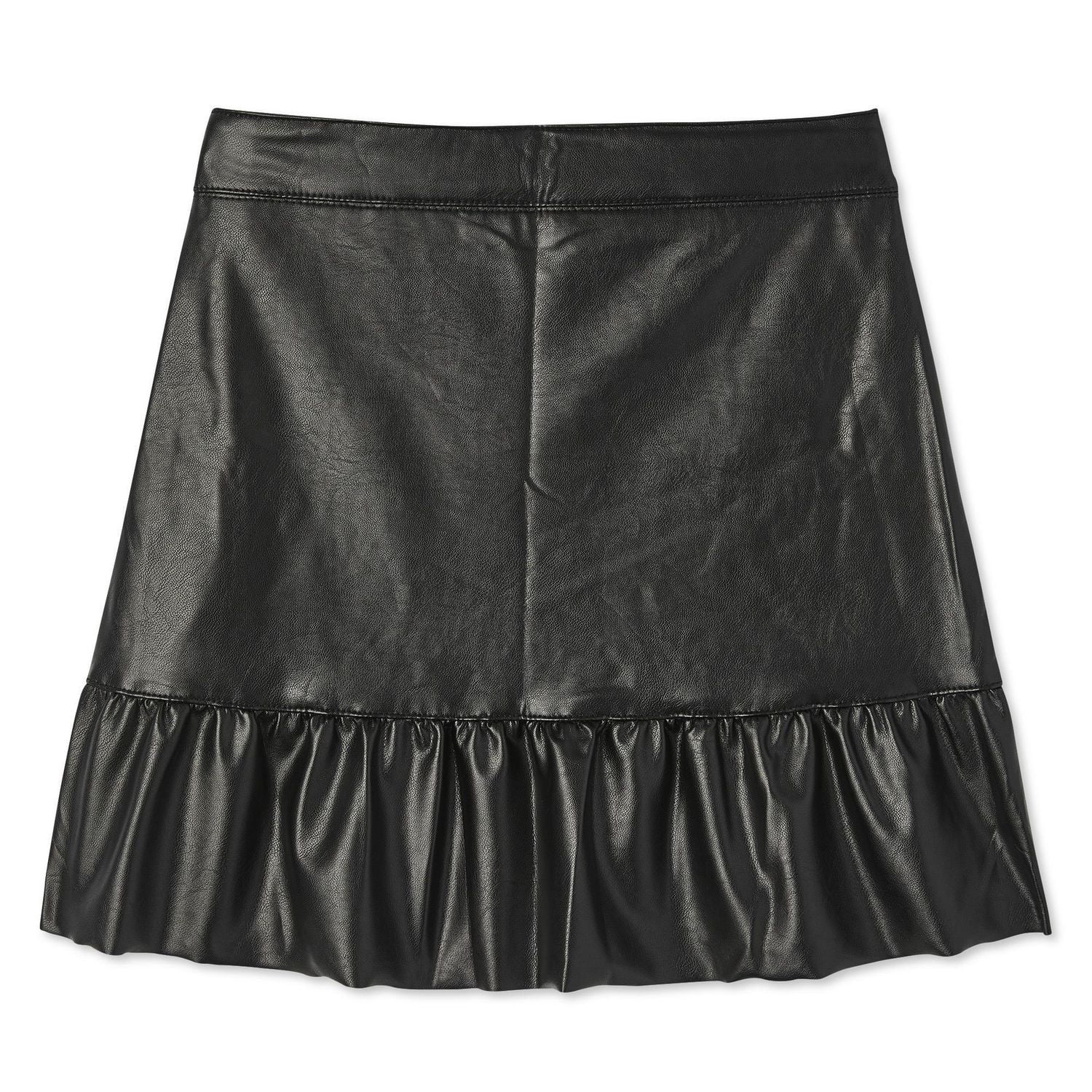 Faux leather hotsell skirt walmart